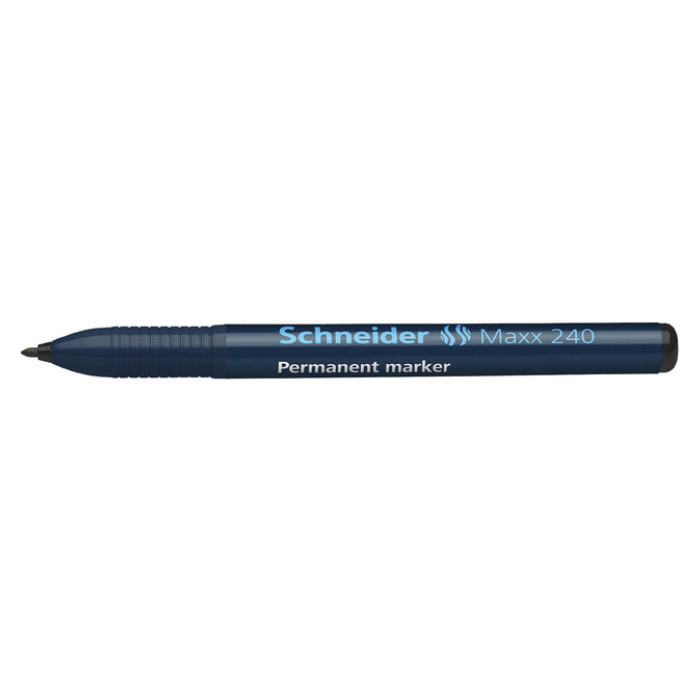 Permanent marker Schneider Maxx 240 rond 1-2mm zwart