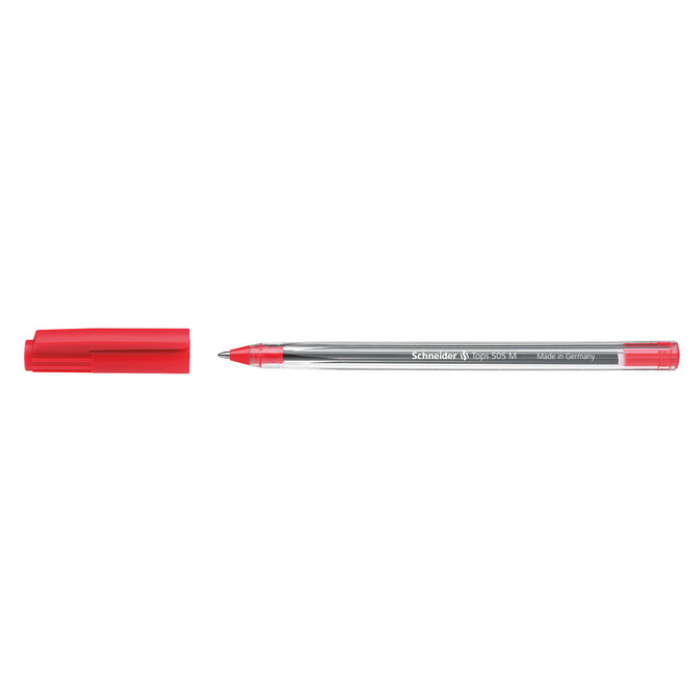 Balpen Schneider Tops 505 medium rood