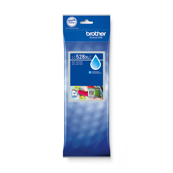 Inktcartridge Brother LC-528XLC blauw