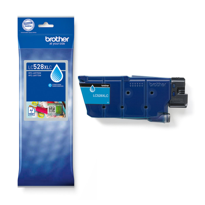 Inktcartridge Brother LC-528XLC blauw
