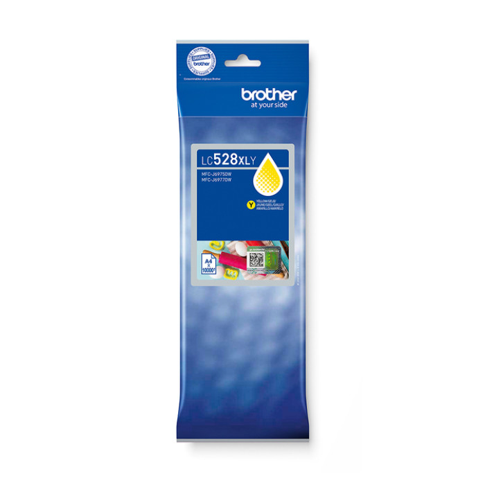 Inktcartridge Brother LC-528XLY geel