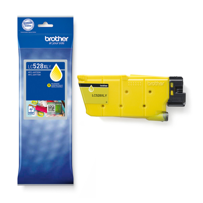 Inktcartridge Brother LC-528XLY geel