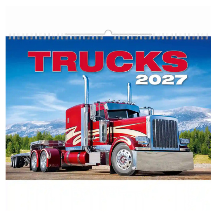 Kalender 2027 Helma 365 31.5x45cm de ultieme vrachtwagen