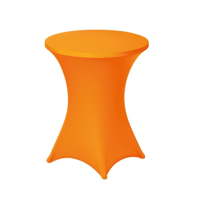 Tafelrok BRASQ voor statafel 80cm oranje