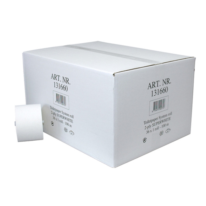 Toiletpapier doprol 2l recycled 100m wit