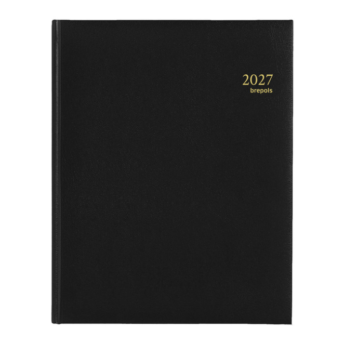 Agenda 2027 Brepols Concorde Lima 7dagen/2pagina's zwart