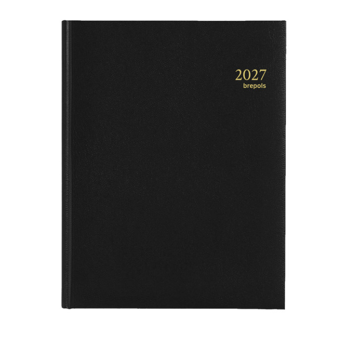 Agenda 2027 Brepols Timing Lima 7dagen/2pagina's zestalig zwart