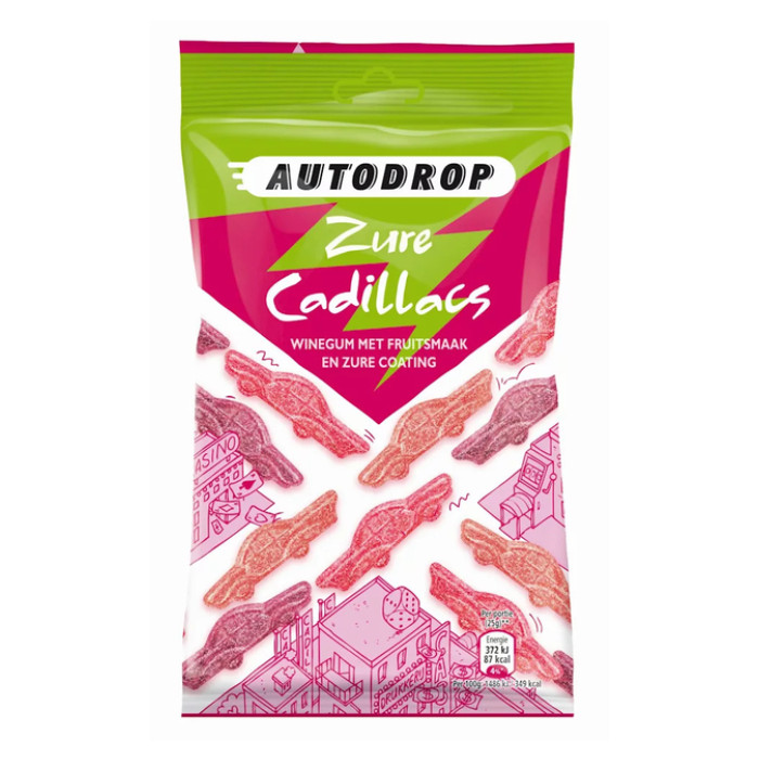 Autodrop zure Cadillacs zak 85 gram