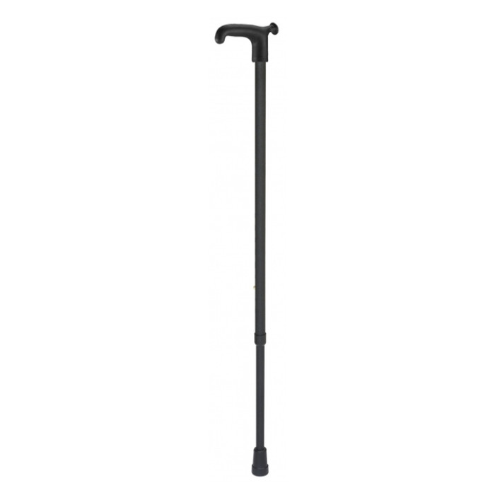 Wandelstok Able2 soft recht handvat zwart