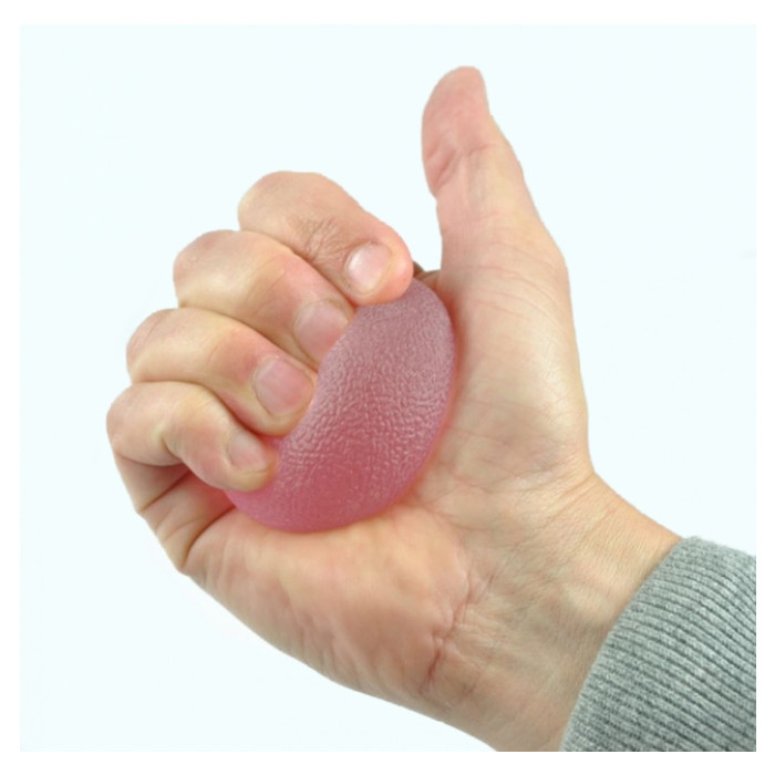 Handtrainer gelbal Able2 Extra Soft roze