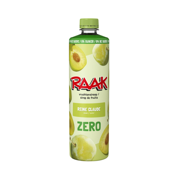Siroop RAAK reine claude zero sugar 750ml