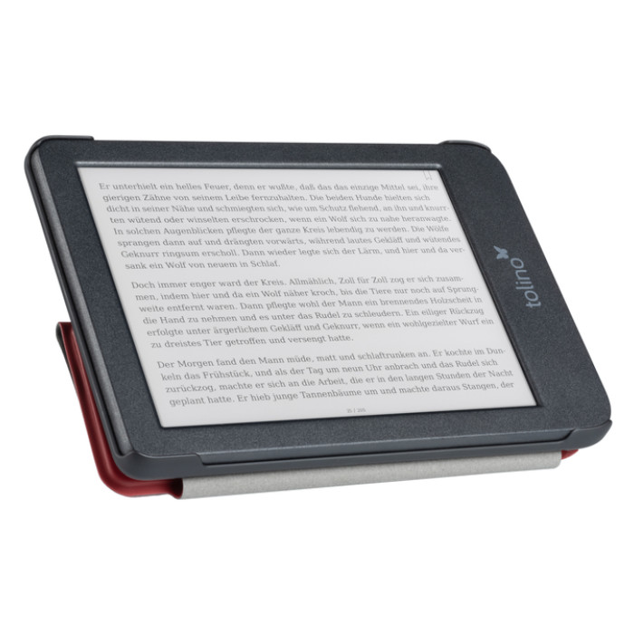 E-reader beschermhoes Tolino Shine Origami rood