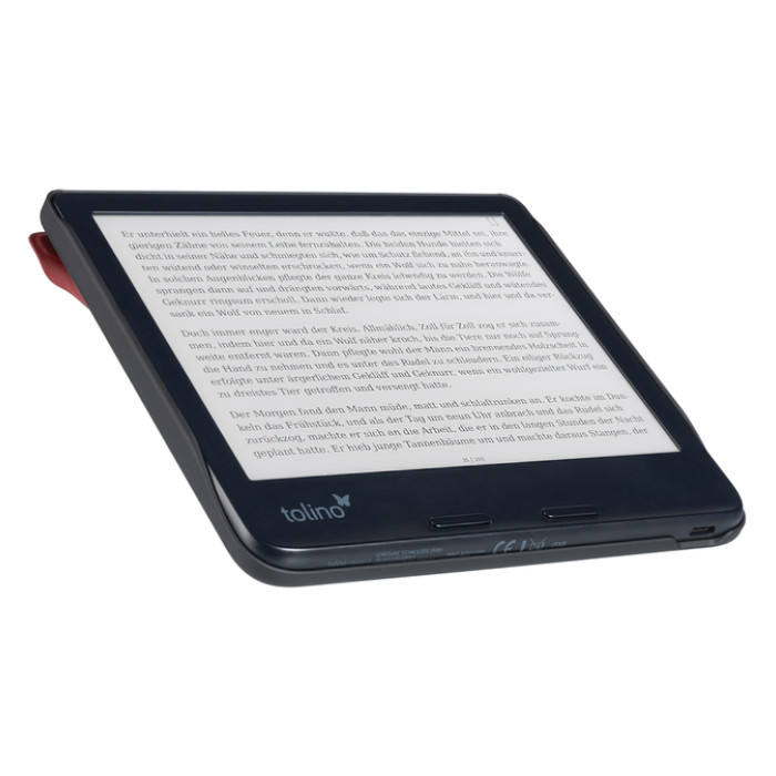 E-reader beschermhoes Tolino Vision 7 Origami rood