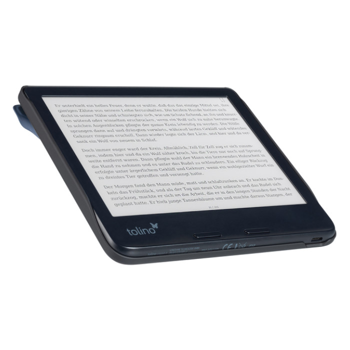 E-reader beschermhoes Tolino Vision 7 Origami blauw