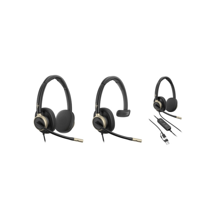 Headset HP Poly Mission 825 Stereo USB