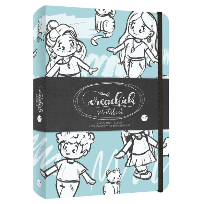 Schetsboek CreaChick Blue