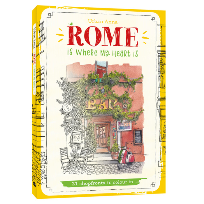 Kleurboek Urban Anna Rome is where my heart is
