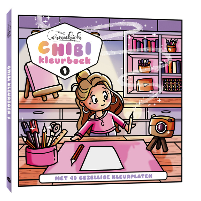 Kleurboek CreaChick Chibi