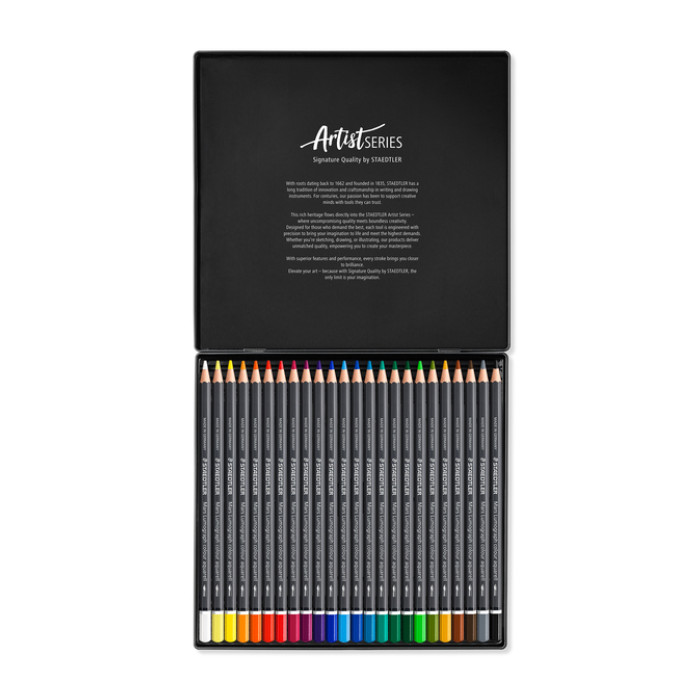 Aquarelpotlood Staedtler Mars Lumograph set à 24 kleuren