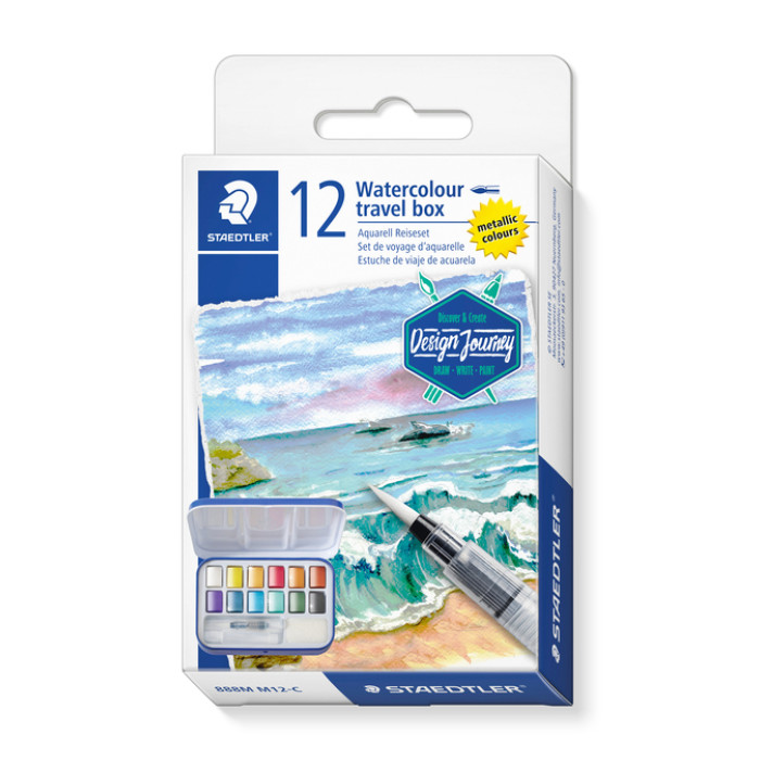 Waterverf Staedtler Design Journey set à 12 kleuren