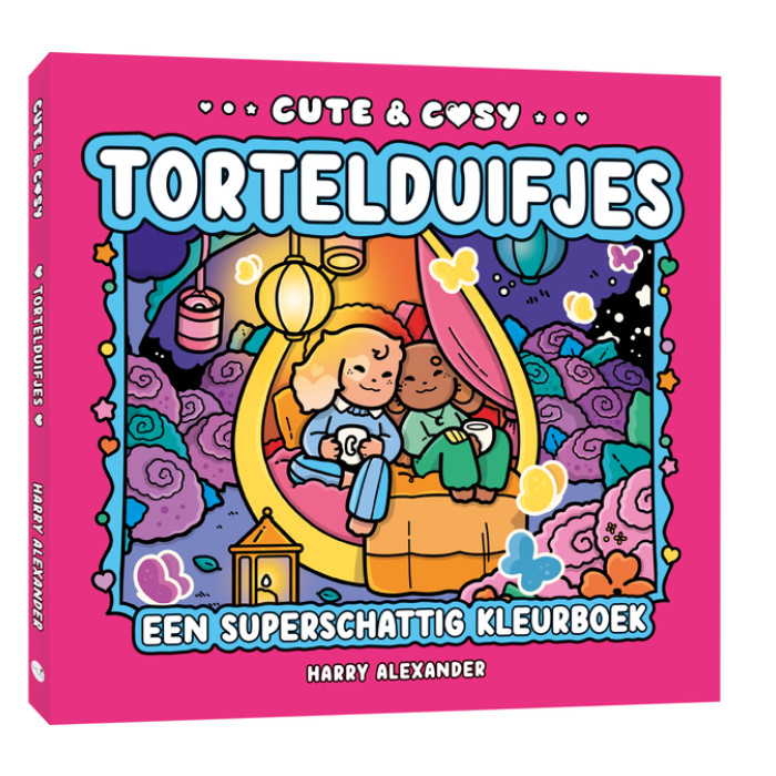 Kleurboek MUS Cute & Cosy Tortelduifjes