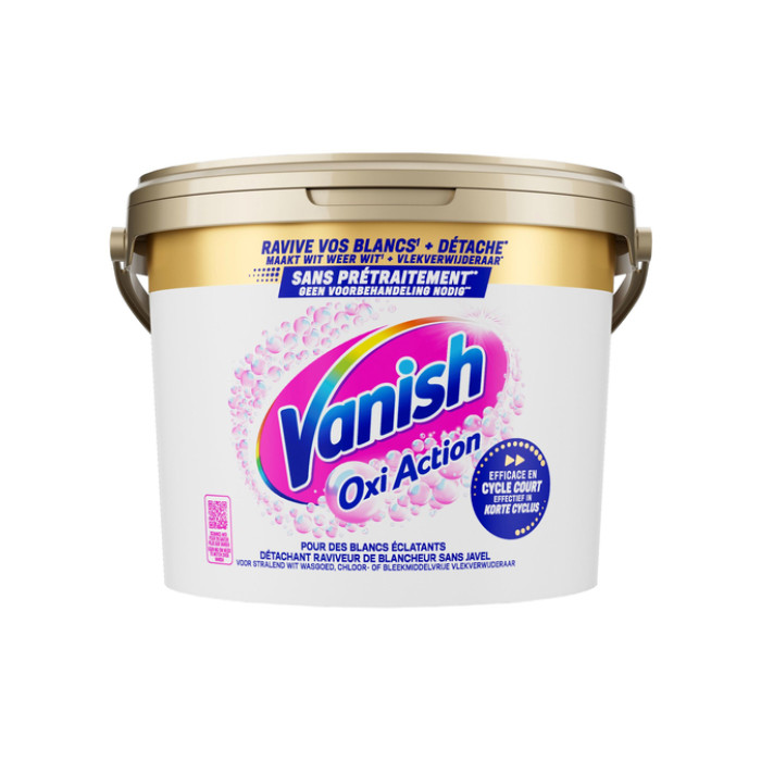 Wasbooster Vanish Oxi Action Whitening poeder 2700g
