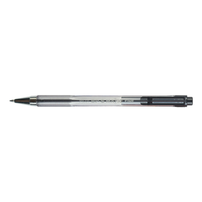 Balpen PILOT BP-S Matic fijn zwart