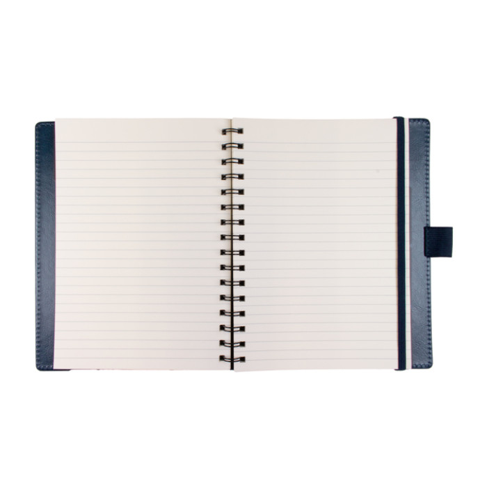 Notitieboek Multo Hannibal A5 blauw kunstleder