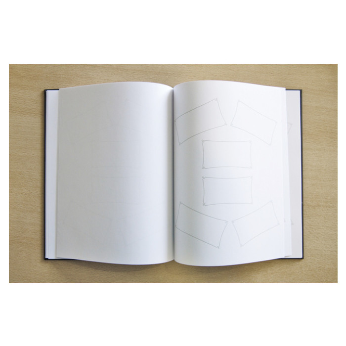 Receptiealbum Kangaro 26x21cm vakverdeling zwart