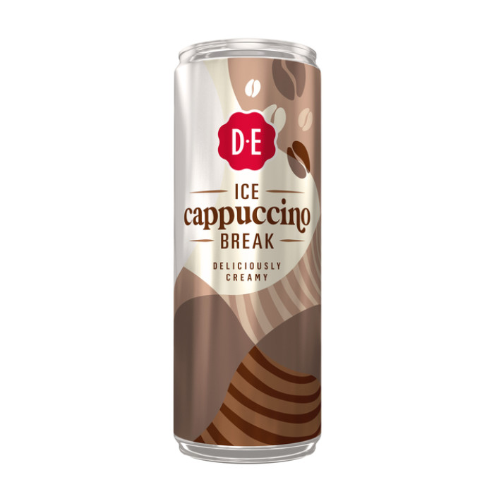 Ijskoffie Douwe Egberts cappuccino blik 250 ml