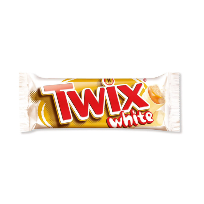 Chocolade Twix white reep doos 32 stuks