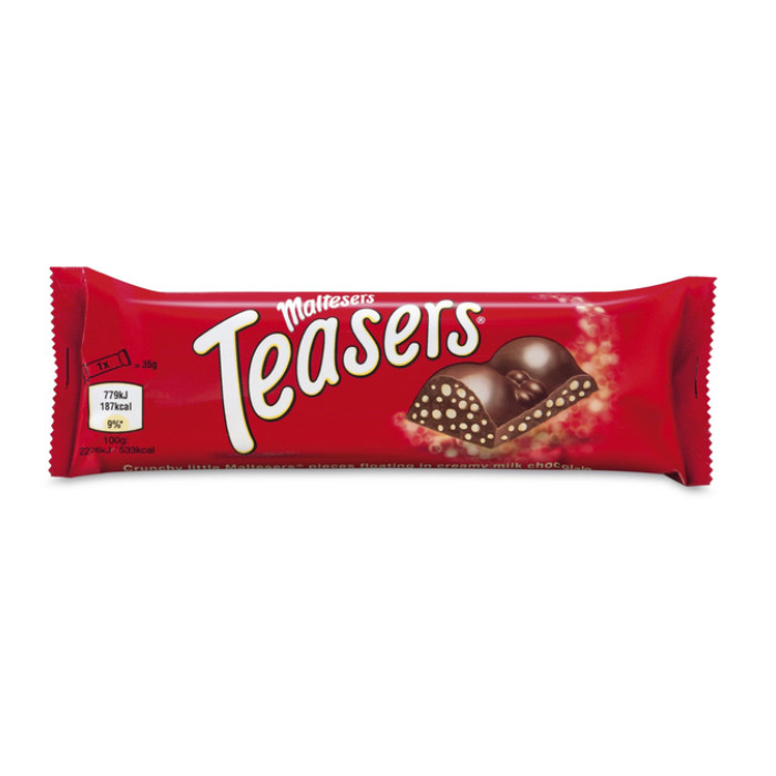 Chocolade Maltesers teaser reep doos 24 stuks