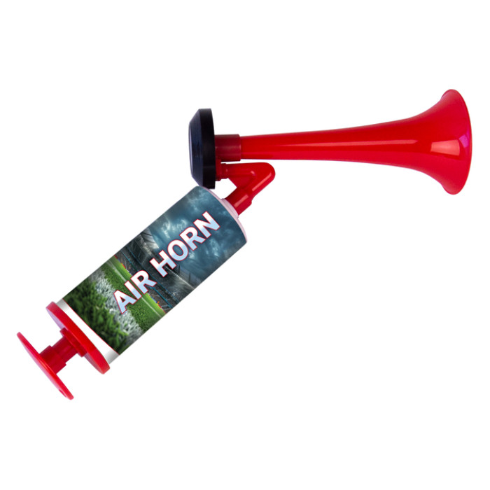 Luchttoeter met handpomp
