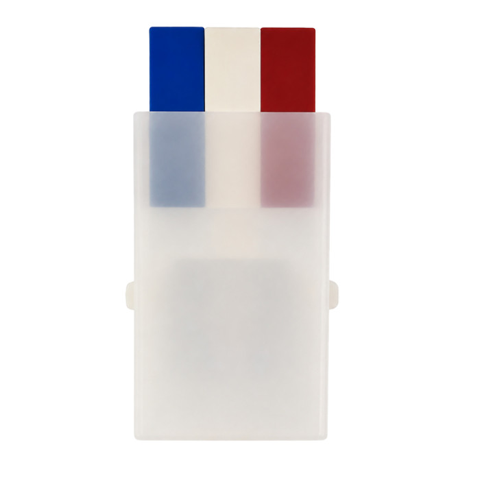 Schminkstick rood/ wit en blauw