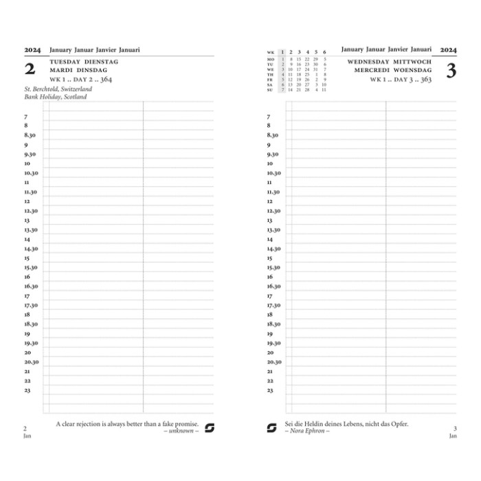 Agendavulling 2027 Succes Standard 1dag/1pagina
