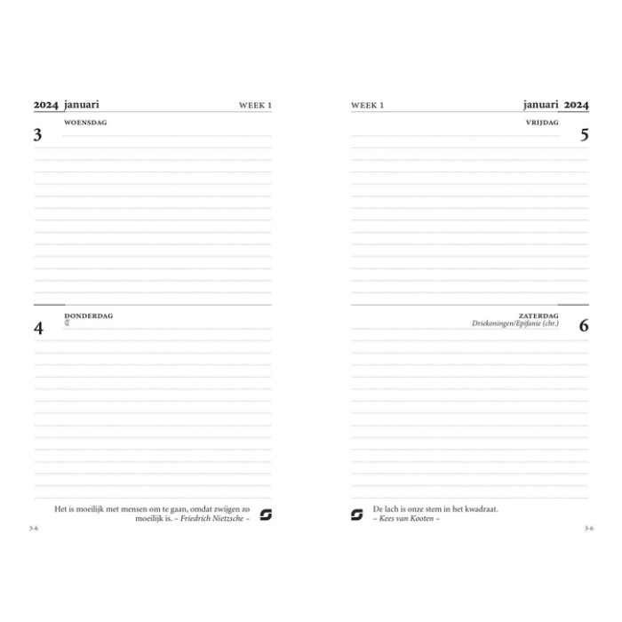 Agendavulling 2027 Succes Mini 4dagen/2pagina's