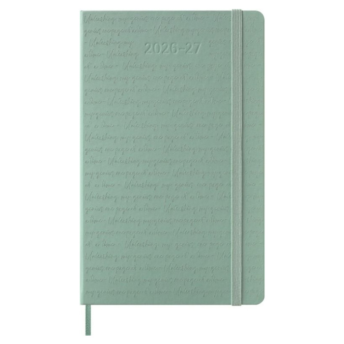 Agenda 2027 Moleskine 18M Planner Weekly 7dagen/1pagina large hc sage green