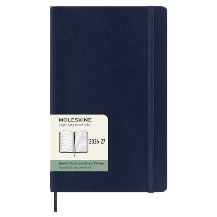 Agenda 2027 Moleskine 18M Planner Weekly 7dagen/1pagina large sc sapphire blue