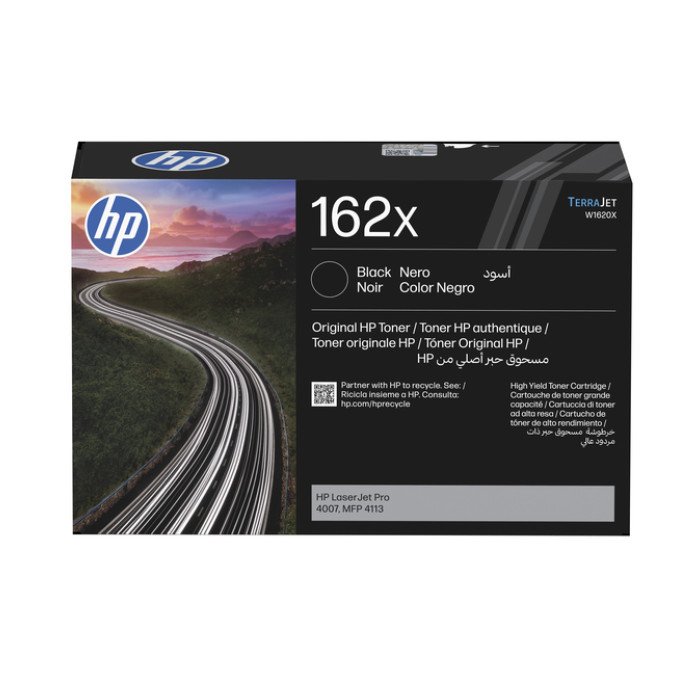 Tonercartridge HP W1620X 162X zwart