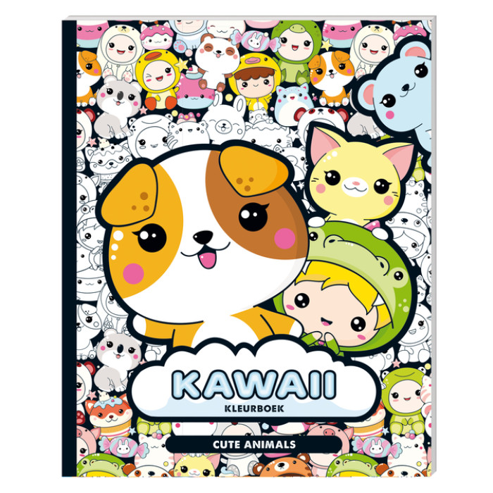 Kleurboek Kawaii Cute Animals