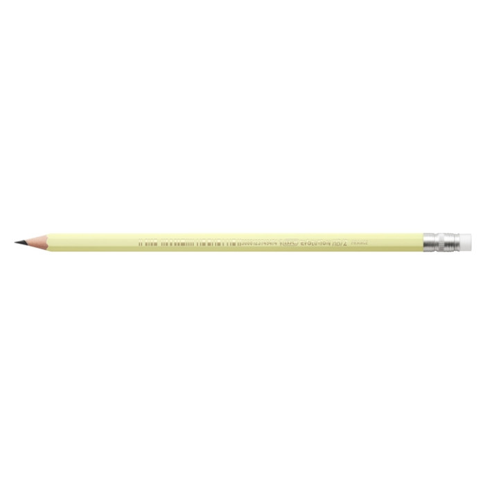Potlood Bic HB met gom pastel assorti blister 5 stuks