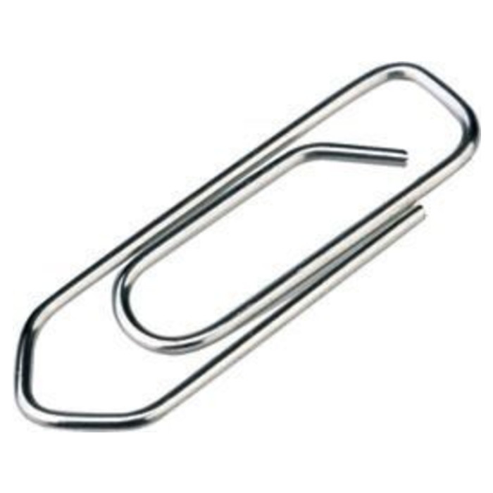 Paperclip Maped Office 25mm 100 stuks zilver