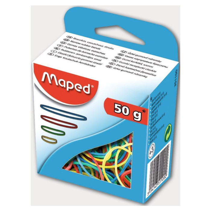 Elastiek Maped 50 gram assorti