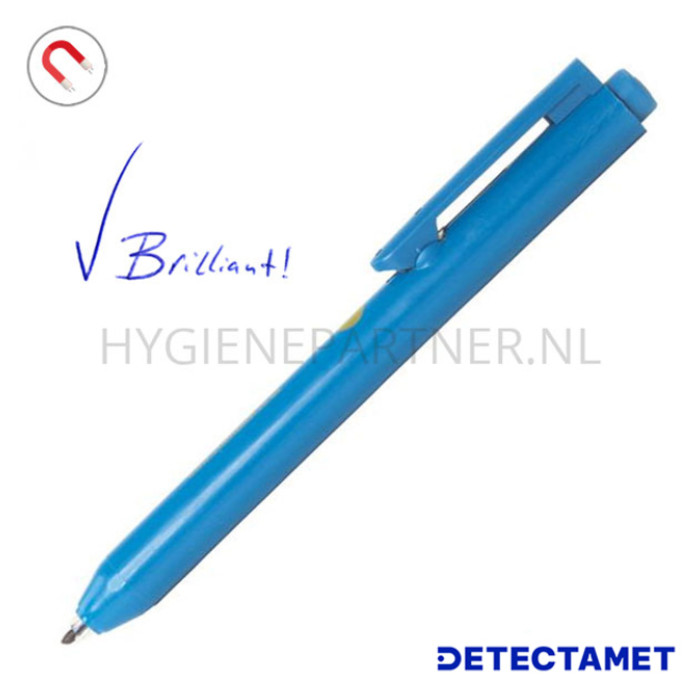 Permanent marker detectie Detectamet rond fijn zwart