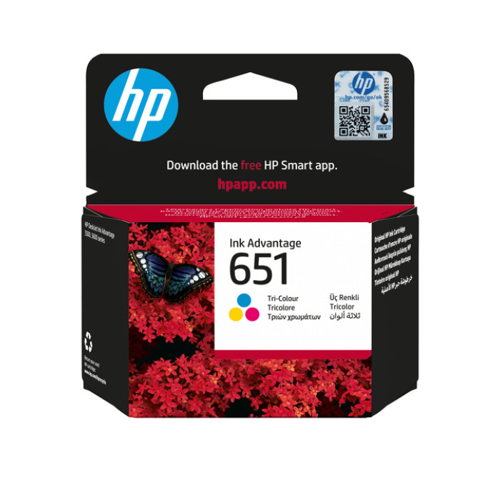 Inktcartridge HP C2P11A 651 kleur