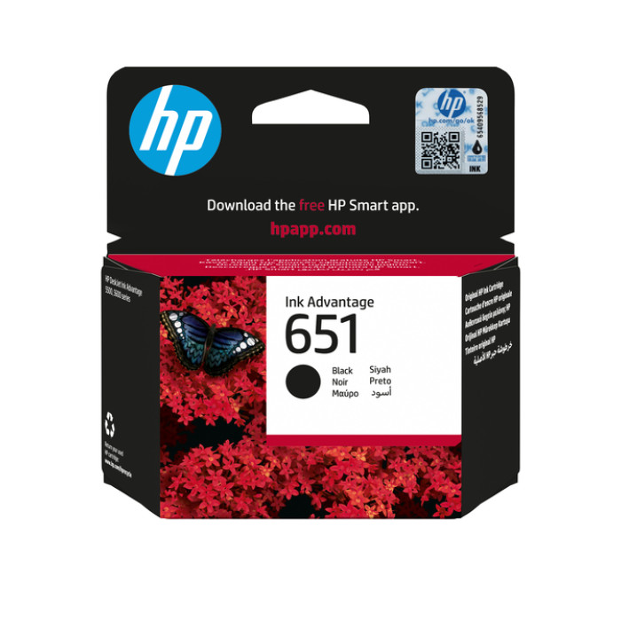 Inktcartridge HP C2P10A 651 zwart