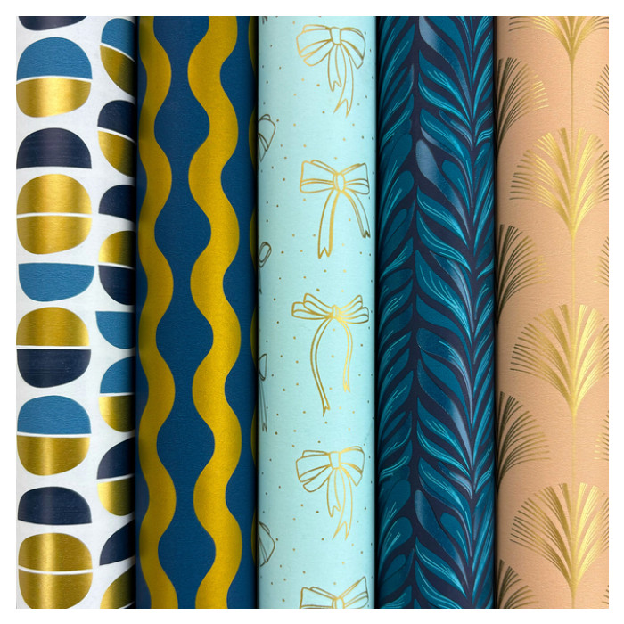 Inpakpapier Rotolux Suzanne 200x70cm assorti
