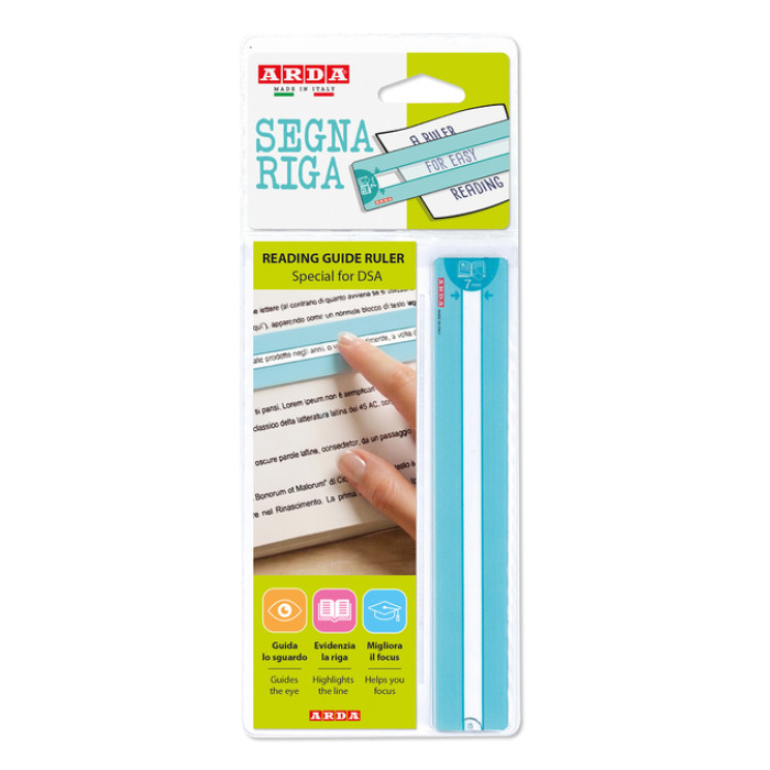 Leesliniaal Arda Easy Reading 0.7mm turquoise