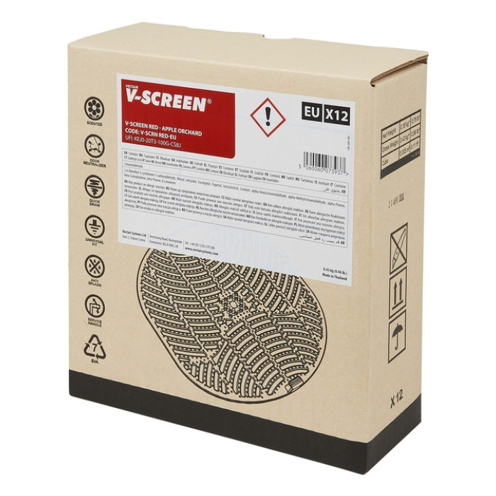 Urinoirmat V-screen Apple Orchard 12 stuks
