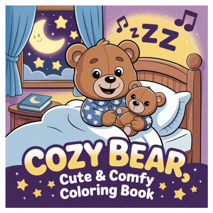 Kleurboek Cozy Bear 2
